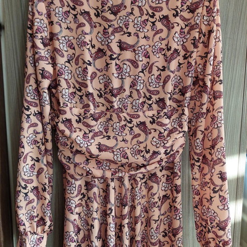 Diamond creations dress used, maxi with burrow pattern, size S
