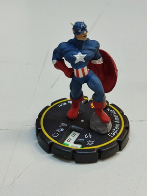 Marvel Whizkids Heroclix Captain America #091 μεταχειρισμένο