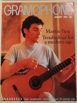 Gramophone Ιανουαρίου 1983 Martin Best Troubadour μεταχειρισμένο