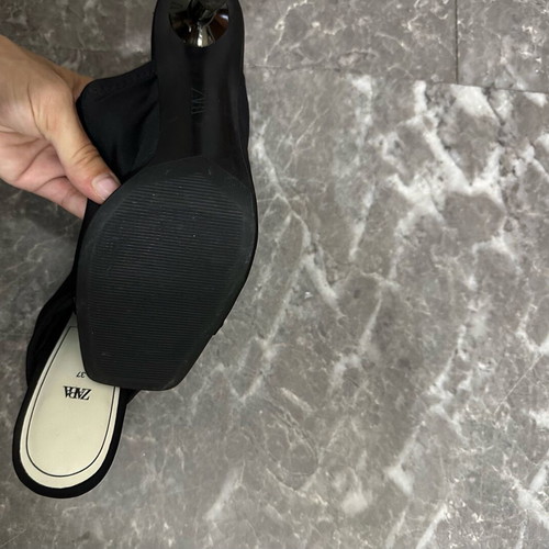 Zara mule black used size 37