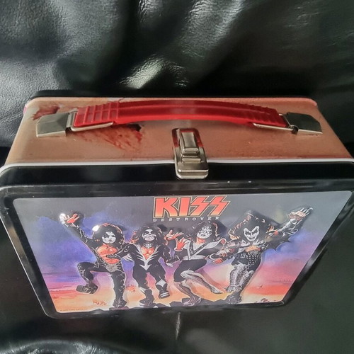 KISS Destroyer lunchbox like new with thermos, official Kiss Catalog 2000
