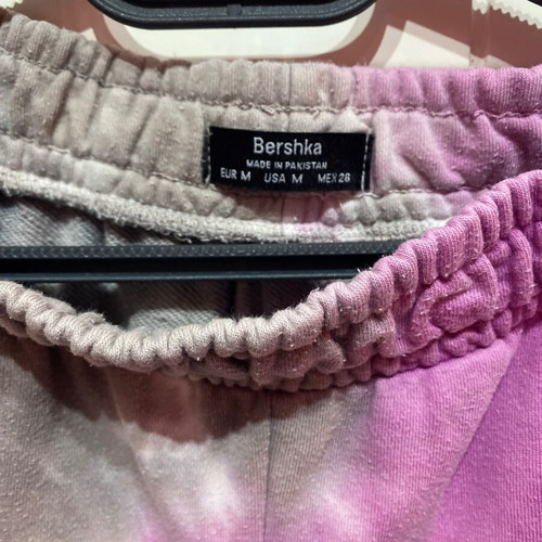 Bershka tracksuit like new, gray and pink, size M