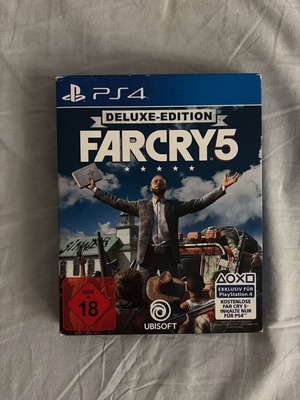Farcry 5 Deluxe Edition PS4 game like new