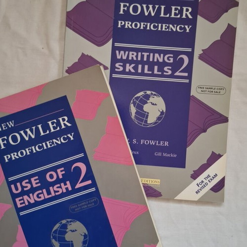 New Fowler Proficiency Writing Skills 2 and Use of English 2 books used