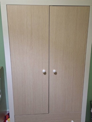 Casa Baby nursery set like new with crib, wardrobe, and changing drawer