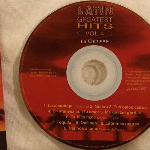 Latin Greatest Hits CD Vol.4 like new