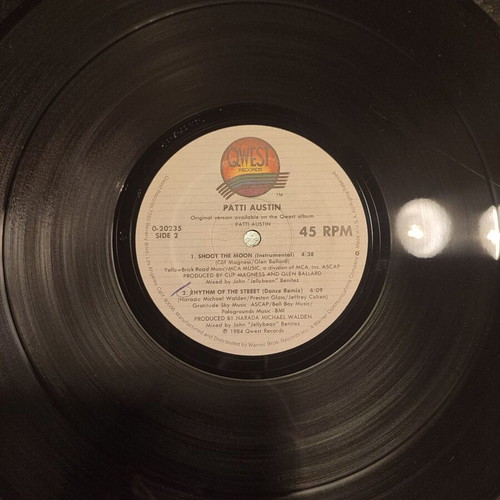 Patti Austin Shoot the Moon 12" vinyl used, electronic