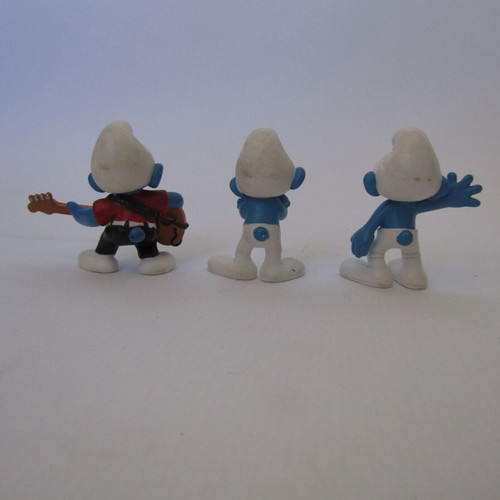 Smurfs Peyo Schleich figures set of 3 used