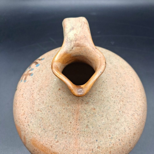 Handmade Greek Ceramic Pitcher Vento with Signature, like new