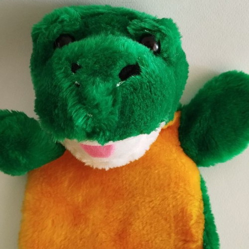 Plush puppet gloves used, pack of 5
