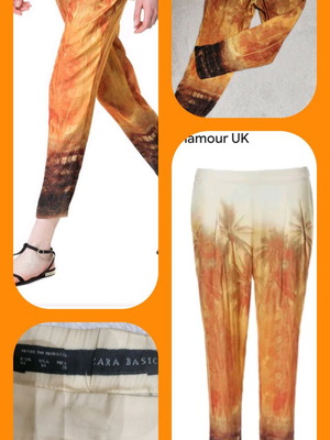 Zara women's summer pants like new, size M