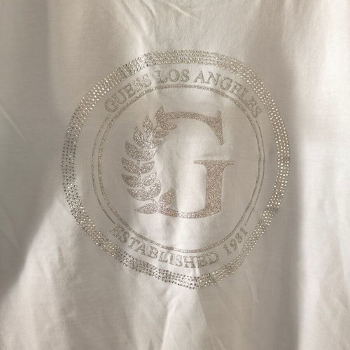 Guess turquoise t-shirt used, size S