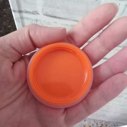 Glass jars set of 2, 50 gr, new, oval with plastic lid