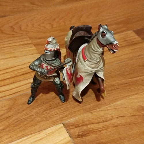 BBI Warriors Of The World 1:18 Figure Red Eagle Cavalry Knight used