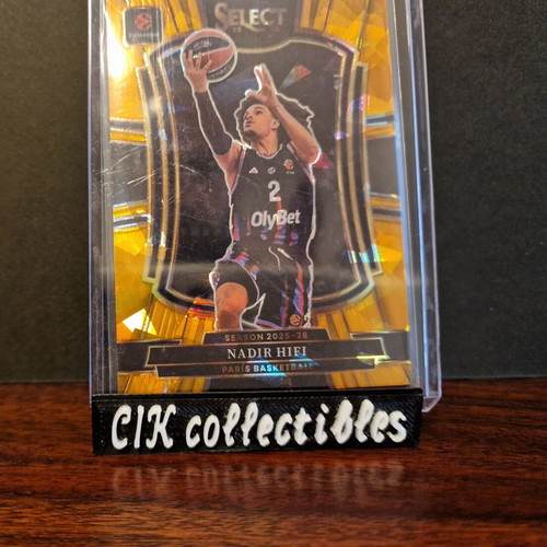 Panini Euroleague Select Paris Hifi /125 cracked ice basketball card