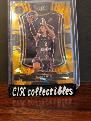 Panini Euroleague Select Paris Hifi /125 cracked ice basketball card