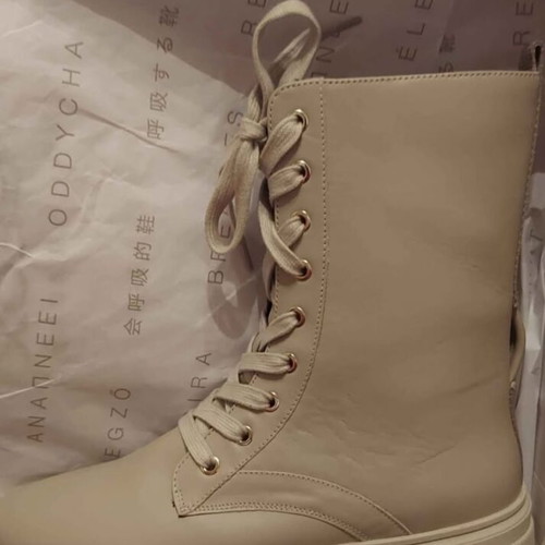 Geox ankle boots size 41 beige new anatomical
