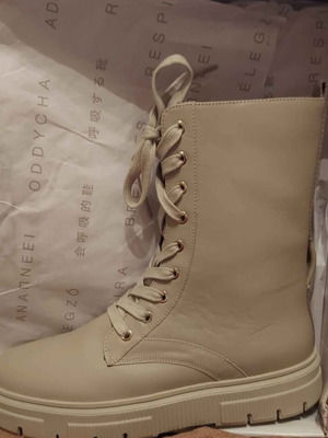 Geox ankle boots size 41 beige new anatomical