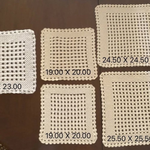 Handmade needlework decoration set of 5 like new