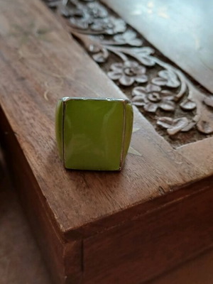 Men's ring used, green