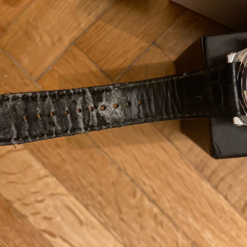 Lorus men's watch used with leather strap