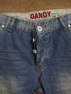 Men's denim shorts like new, size L, blue