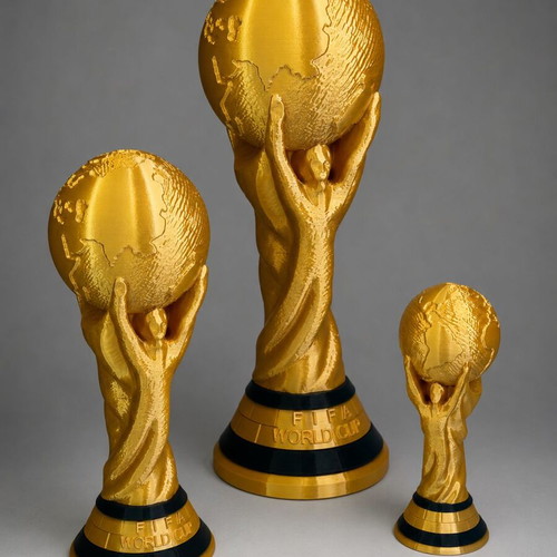 3D Printed FIFA World Cup Trophy 28cm Collectible Decoration