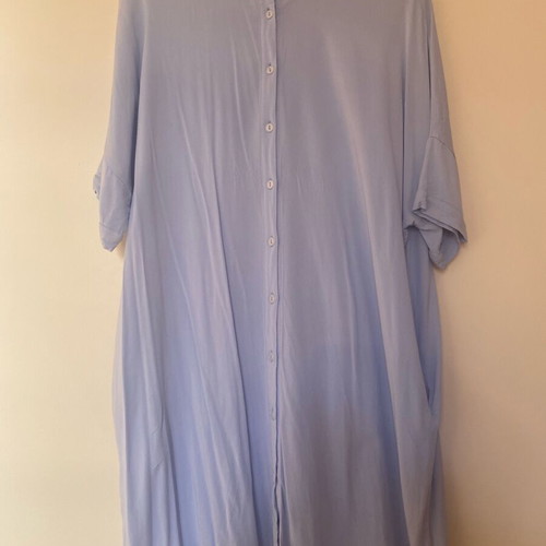 Shirt dress like new, turquoise, size S, polyester