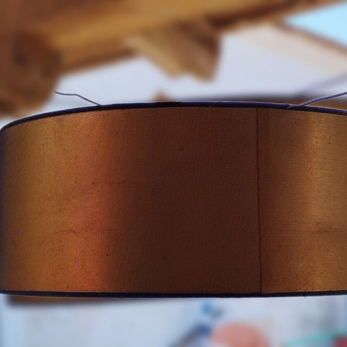 Ceiling lamp shade used, bronze color, 50 cm, set of 2