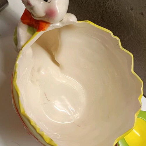 Set of 3 Easter ceramic decorations like new