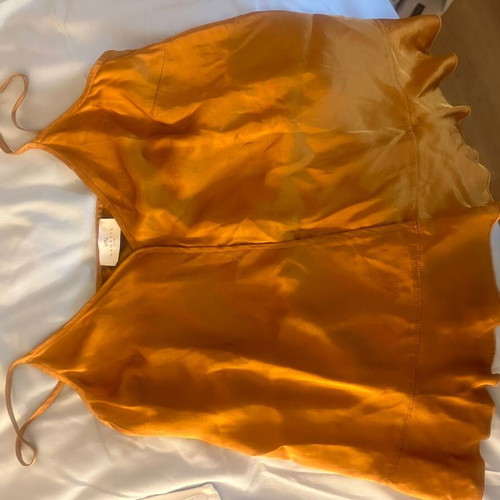 Nenette blouse orange like new, size S