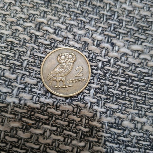 2 drachma 1973 used