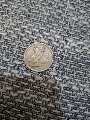 2 drachma 1973 used