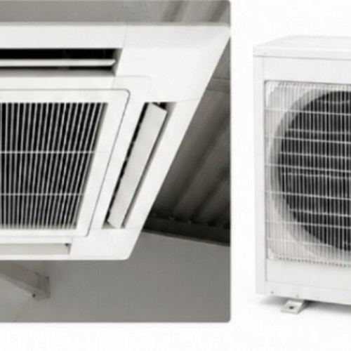 Mitsubishi Electric Mr. Slim Inverter 24,000 BTU Ceiling Cassette Air Conditioner used