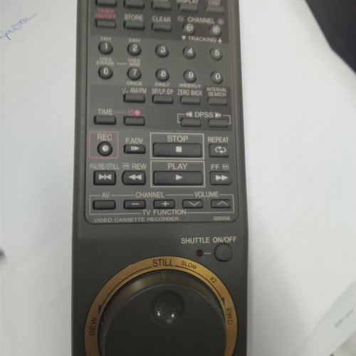 Sharp remote control for video and TV used