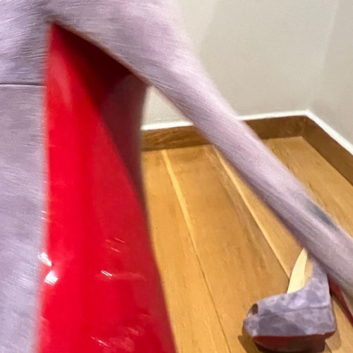 Louboutin purple lilac pumps used size 40