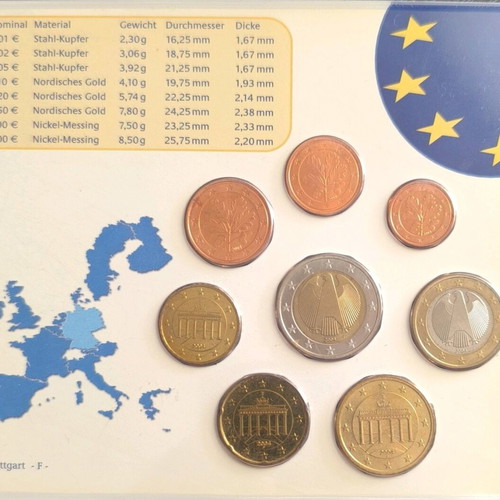 Official Germany 2004 coin set sealed new