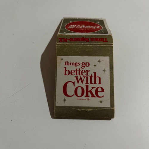 Coca Cola Vintage Matchbox used