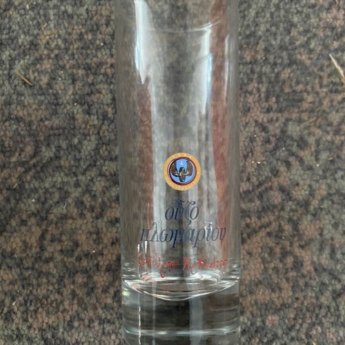 Ouzo Plomari Glasses set of 12, new