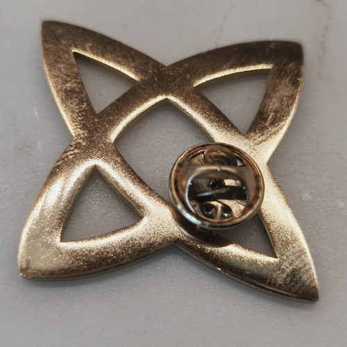 Magic Knot Pin gold, new, protection symbol by Claire's