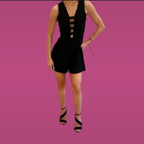 Overall shorts