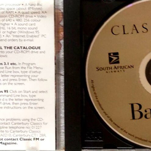 Baroque Classic CD unused, classical music