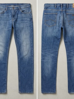 Emporio Armani men's denim jeans, blue