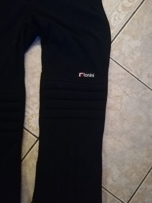 Roberta Tonini ski suit used, blue, size 44 with suspenders