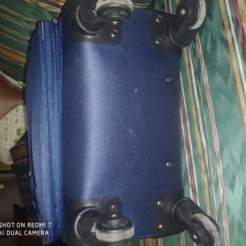 RCM Xplorer Cabin Suitcase Blue New 58x36x24 cm with 4 Wheels