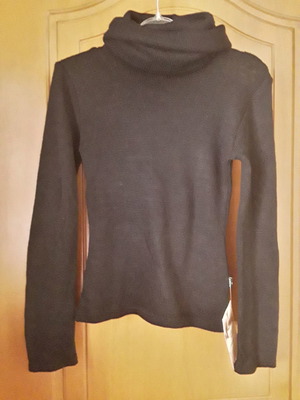 Turtleneck sweater black (one size)