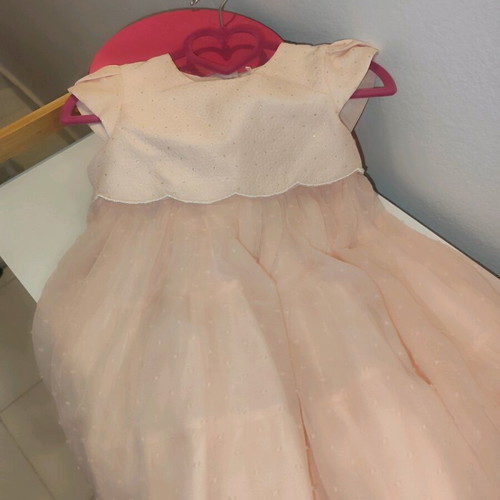 Children's dress like new, soft pink, 18-24 months