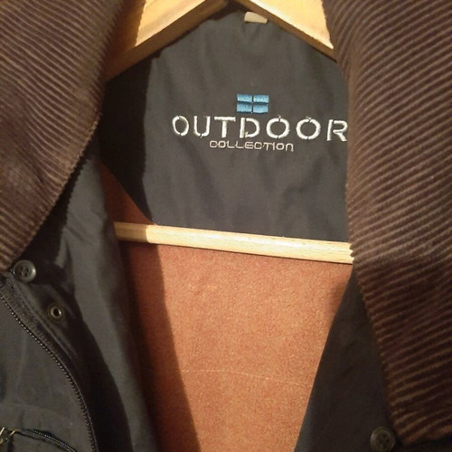 Unisex jacket new, warm, black with removable collar