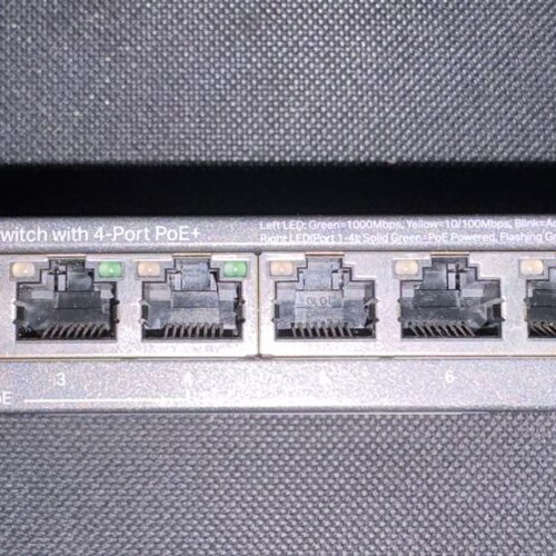 TP-LINK TL-SG108PE v5 switch used without power adapter