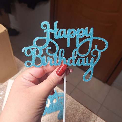 Happy Birthday για τούρτα σετ 10 τεμάχια καινούργιο